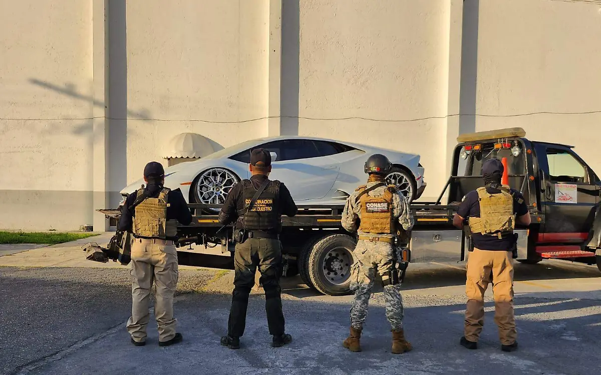 En Tamaulipas aseguran lamborghini ligado al secuestro de 4 estadounidenses 